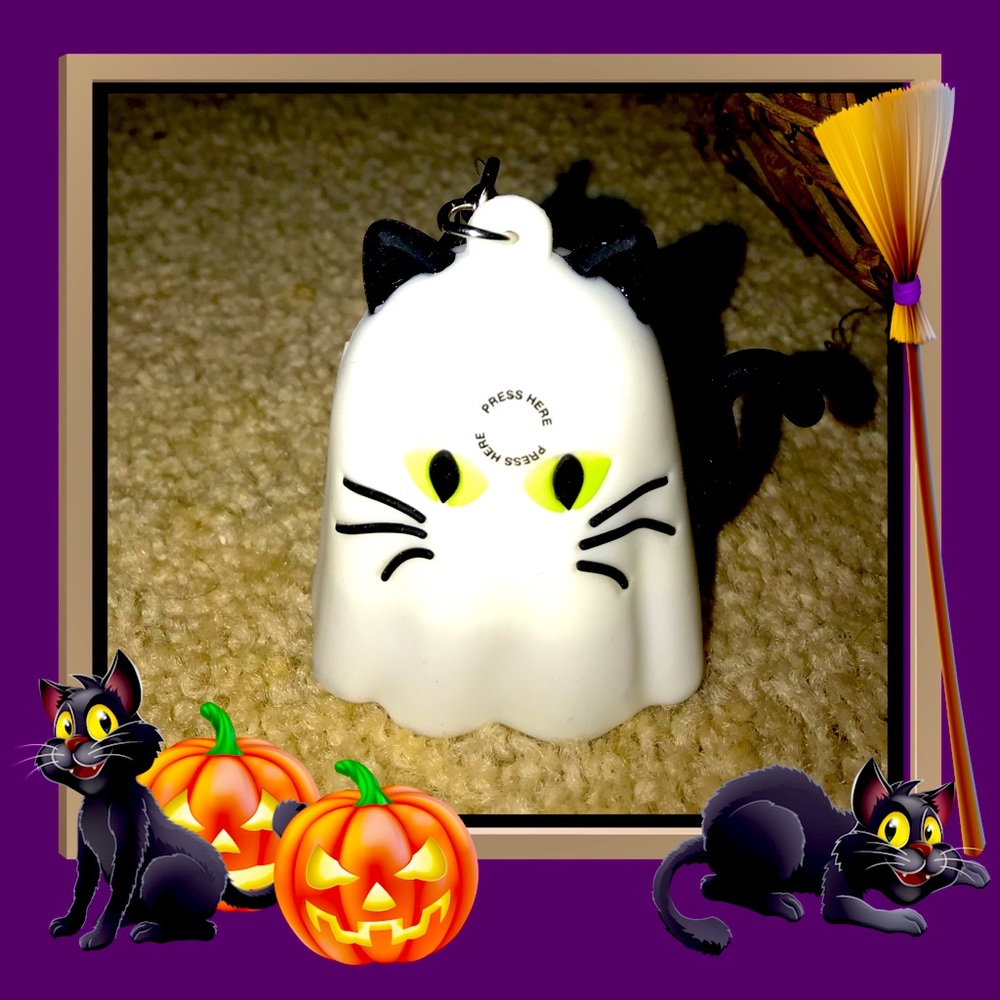 🎃NWT BATH & BODY WORKS TALKING & GLOWING KITTY🎃